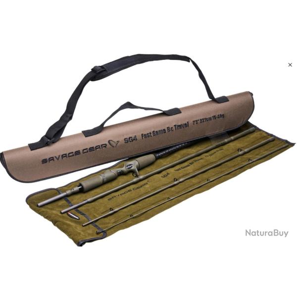 Savage gear canne travel SG4 Fast Game BC 2.21M 30/80gr 4Sec