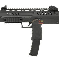 PISTOLET 6MM GAZ SMG 8 NOIR