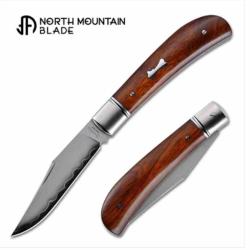 Couteau North Mountain Blade Lanny Thin Lame Acier SLD-Magic SAN MAI Manche Ironwood NMB2531WD