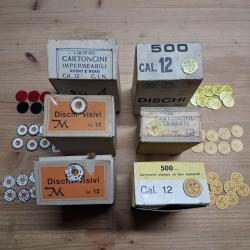 LOT CAL.12 RONDELLE 6 PIECES