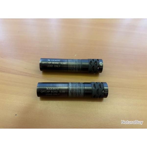 Chokes Gemini pour Beretta Cal.12 IM et LF - 1� sans prix de r�serve !!