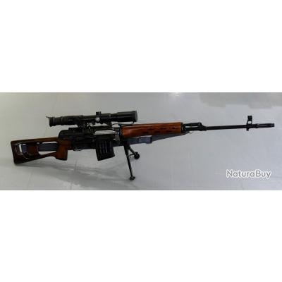 SVD Dragunov 7.62x54R Russe - Carabines semi-automatiques de Catégorie ...