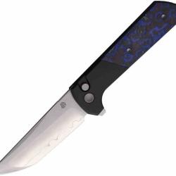 Couteau North Mountain Chop 2 Lame Tanto Acier SLD-Magic Manche FCarbone /Alu Buttonlock NMB2407BLCF