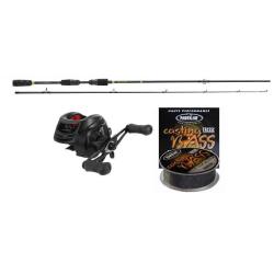 ENSEMBLE GUNKI TROOPER CASTING 1M90 10-28GR + TRESSE CASTING BASS