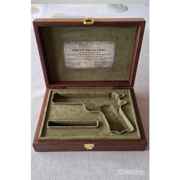 COFFRET DE PRESENTATION POUR COLT 1911 WW1
