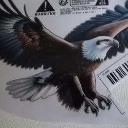 Autocollant vinyle d'aigle