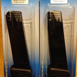 Chargeur Beretta 92FS / M9 - 20 coups - Lot de 2
