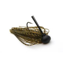 Rubber jig RAID JAPAN Foot master 14g 04 Green pumpkin