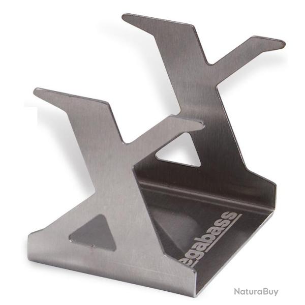 LURE STAND MEGABASS 50 - SILVER (50x40x43mm)