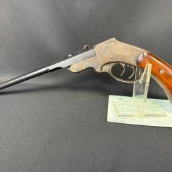 SUPERBE PISTOLET LANGENHAN cal. 22LR/6mm flobert