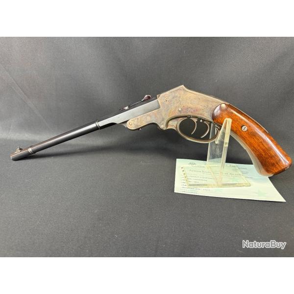 SUPERBE PISTOLET LANGENHAN cal. 22LR/6mm flobert