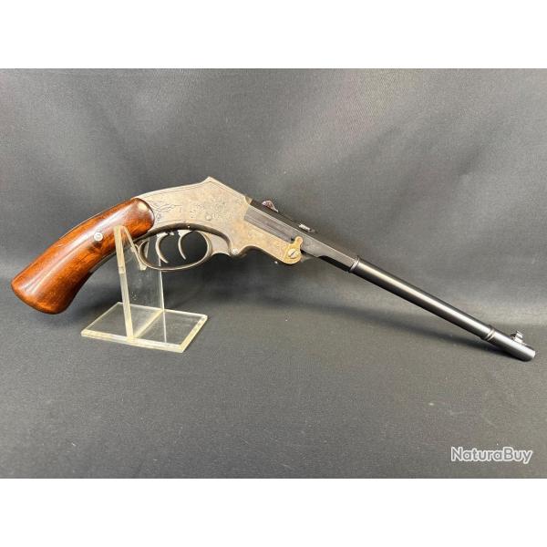 SUPERBE PISTOLET LANGENHAN cal. 22LR/6mm flobert