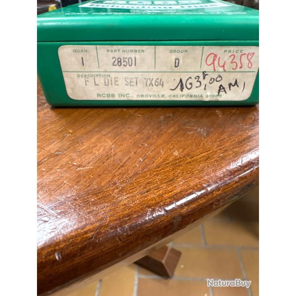 Outils de rechargement, RC BS, calibre 7/64