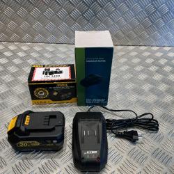 Batterie 20v 4Ah Rida ly777 et chargeur outils Silex Schneider Rida Meterk Liangye perceuse scie ...