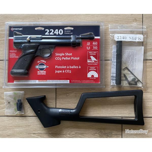 Crosman 2240 avec Upgrade.