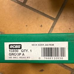 Outils de rechargement, RC BS, 222, Rem