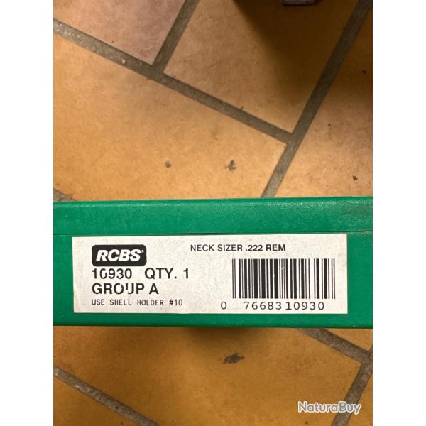 Outils de rechargement, RC BS, 222, Rem