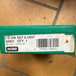 Outils de rechargement, RC BS, calibre 6,5x57