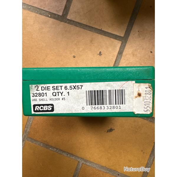 Outils de rechargement, RC BS, calibre 6,5x57