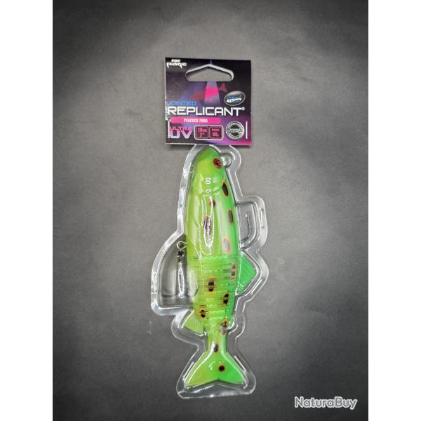 Leurre Replicant Jointed 18cm Peacock Frog