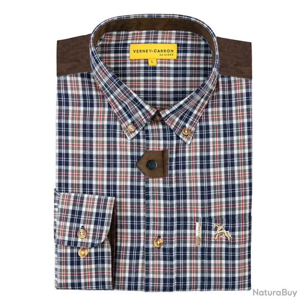 Prix de d�part � 1� !! Chemise de chasse Verney Carron Tigy Kaki Rouge Bleu Taille L