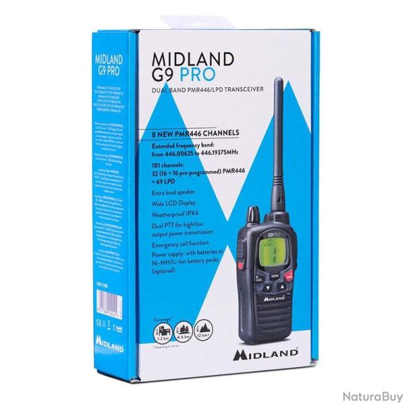 Talkie Walkie Midland G9 pro