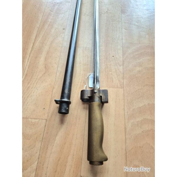 Baillonnette fusil Lebel 1886