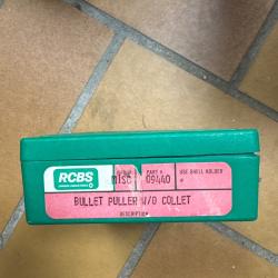 Outils de rechargement, RCBS bullet puller w/0 collet