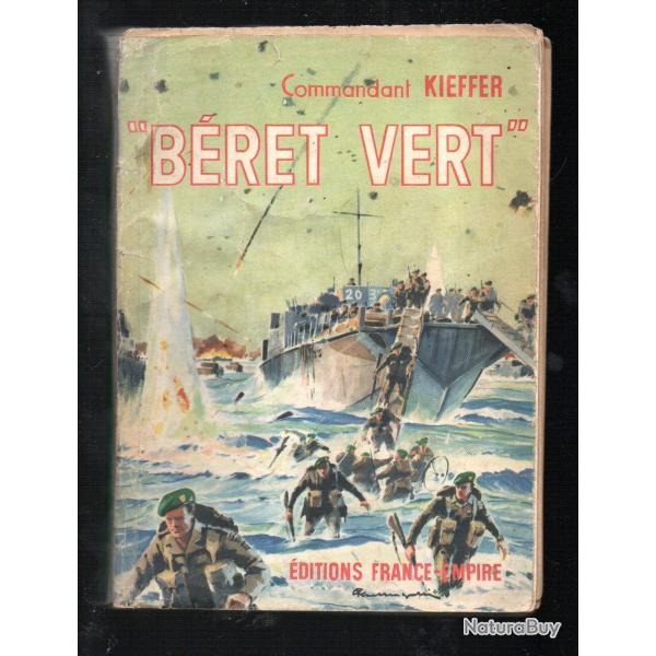 B�ret vert ,commandant kieffer. commandos de marine d�fraichi