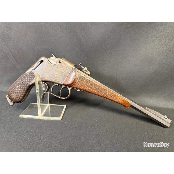 PISTOLET SCHULHOF 1 coup modle 1892 cal. 5,6x35R