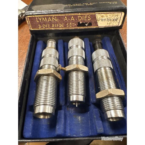 Outils de rechargement Lyman cal. 7 m.m rem/mag