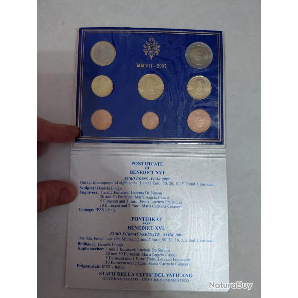 Les euros du vatican 2007