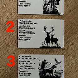 Carte SIA chasse