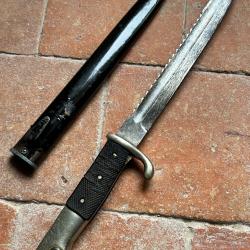 Ba&iuml;onnette allemande KS98 de parade dents de scies - WW1