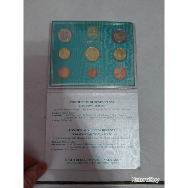 Les euros du vatican 2013
