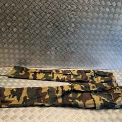pantalon de chasse treillis 6 poches coton camo ce taille 58