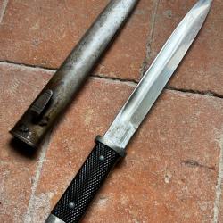 Ba&iuml;onnette allemande KS98 modifi&eacute; poignard de combat - WW2