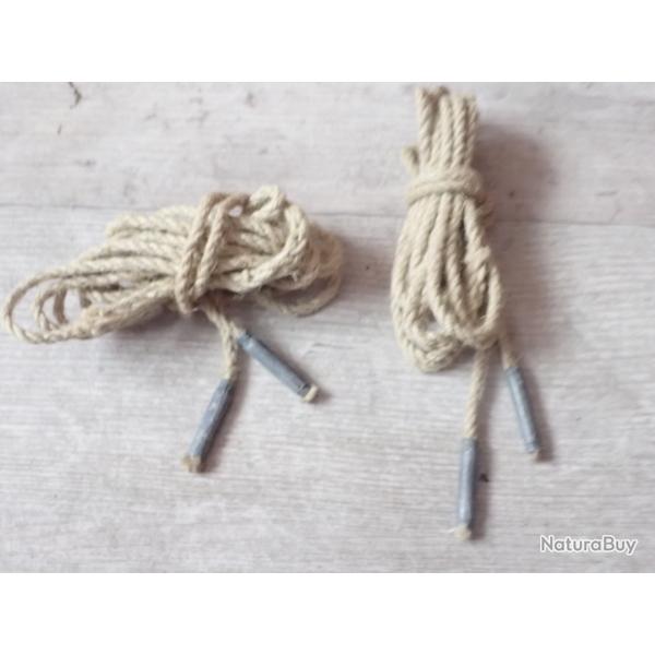 Ficelle, �couvillon pour nettoyage canon de fusil Vetterli