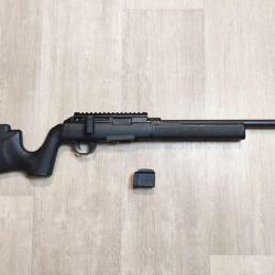 Carabine &agrave; verrou lin&eacute;aire HAMMERLI Force B1 - TakeDown - .22 LR - 51 cm filet&eacute;e (Occasion)