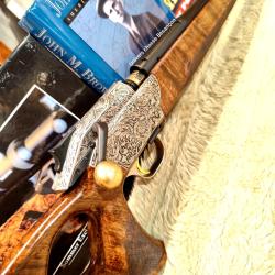 Blaser R8 d'exception entièrement gravé rinceaux tête titane grade 10 / cal 30-06 ou 9.3 disponible