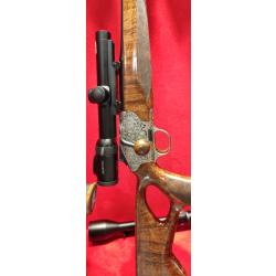 Blaser R8 d'exception entièrement gravé rinceaux tête titane grade 10 / cal 30-06 ou 9.3 disponible