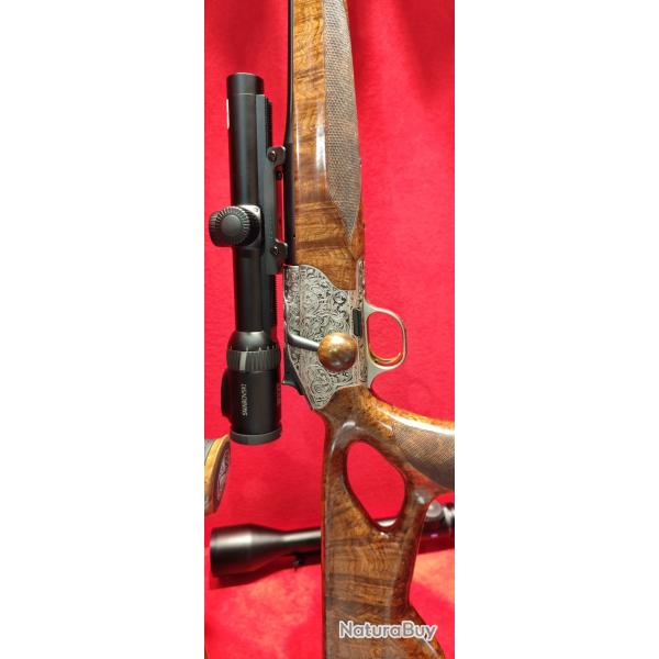 Blaser R8 d'exception entirement grav rinceaux tte titane grade 10 / cal 30-06 ou 9.3 disponible