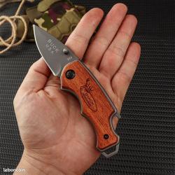 1 outdoor small knife folding knife solid wood handle outdoor camping equipment portable knife multi