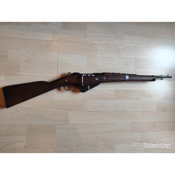 Rare mousqueton Berthier avec son macaron de crosse