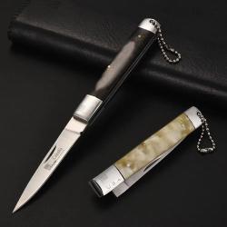 Outdoor Camping Convenient Folding Knife Multi Functional Pocket Tactical Knife Manche Noir