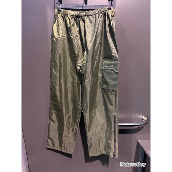 PANTALON ETANCHE BALENO VERT NEUF AU ENCHERE DESTOCKAGE CHASSE 3XL