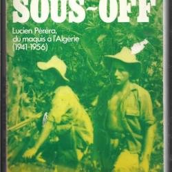 le sous-off lucien p&eacute;r&eacute;ra du maquis &agrave; l'alg&eacute;rie par  georges fleury + carte de visite