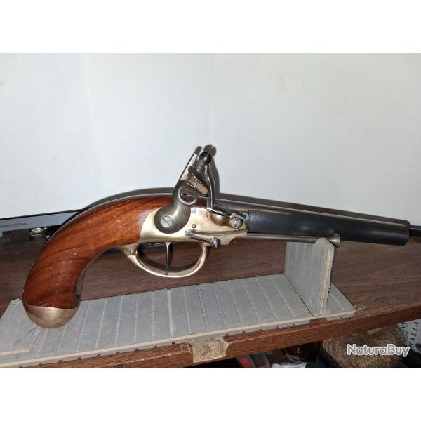 pistolet  silex rplique cavalerie ou darcon 1777