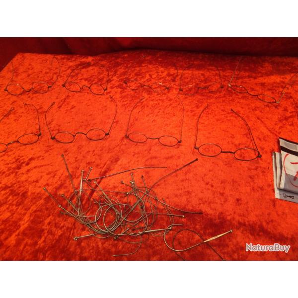 Monture de lunette probablement avant la rvolution. Monture en fer.                             (1)