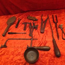 Lot, Outils anciens particulièrement rare et outils inconnus                         (C)
